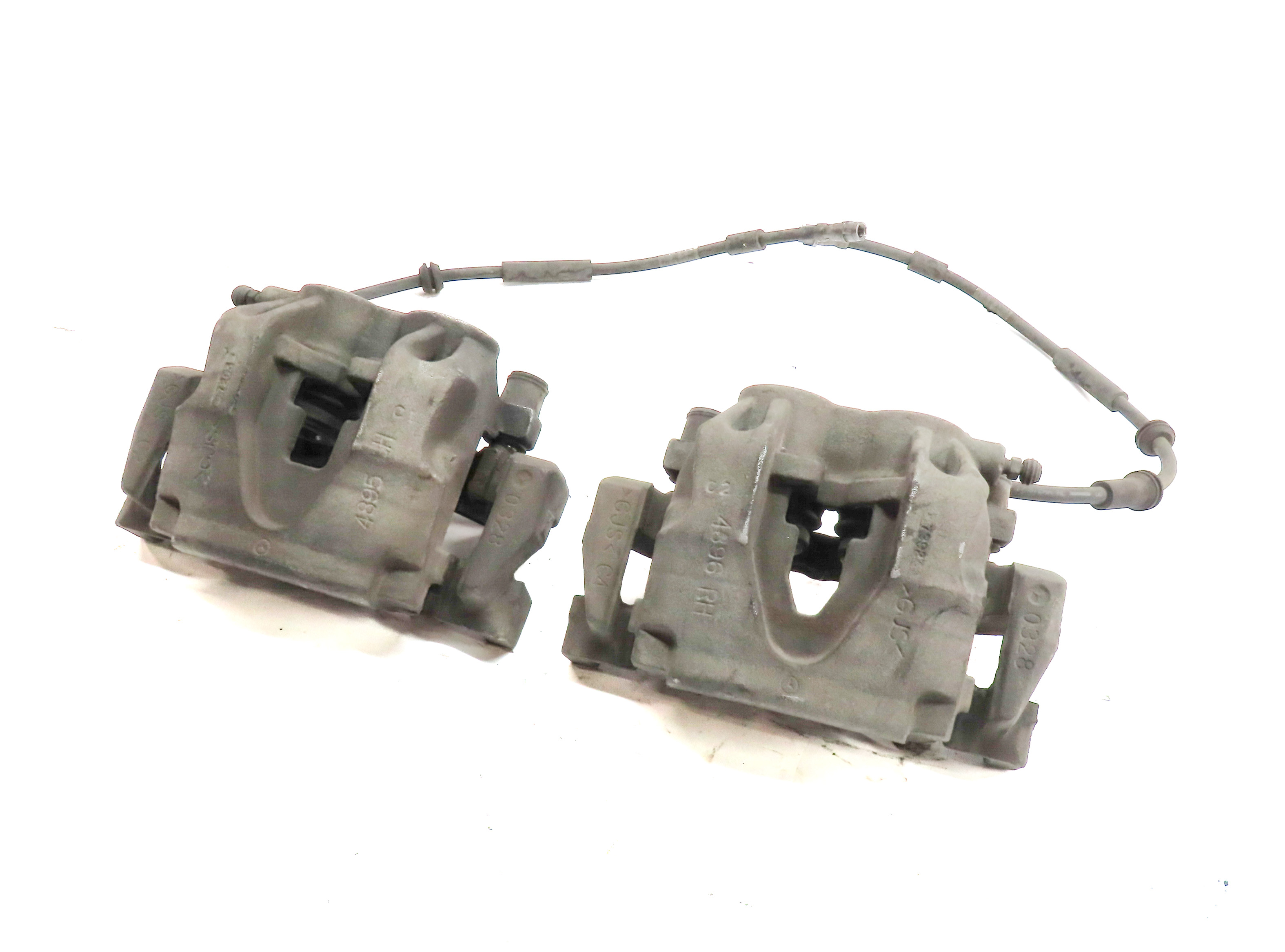 12-19 MERCEDES GL GLS ML (W166 X166) FRONT LEFT & RIGHT BRAKE CALIPER SET-2 — exact item pictured